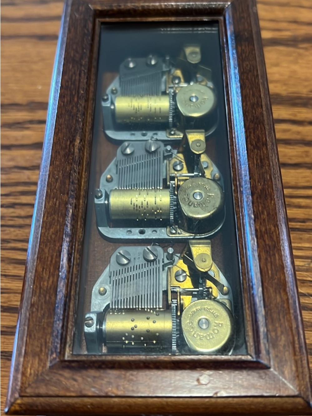 Vintage Jobin Switzerland Triple Cylinder Music Box Phantom of the Opera MINT